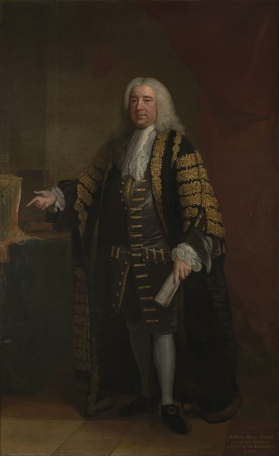 Portrait de Henry Pelham, Premier ministre britannique (1694-1754) - William Hoare